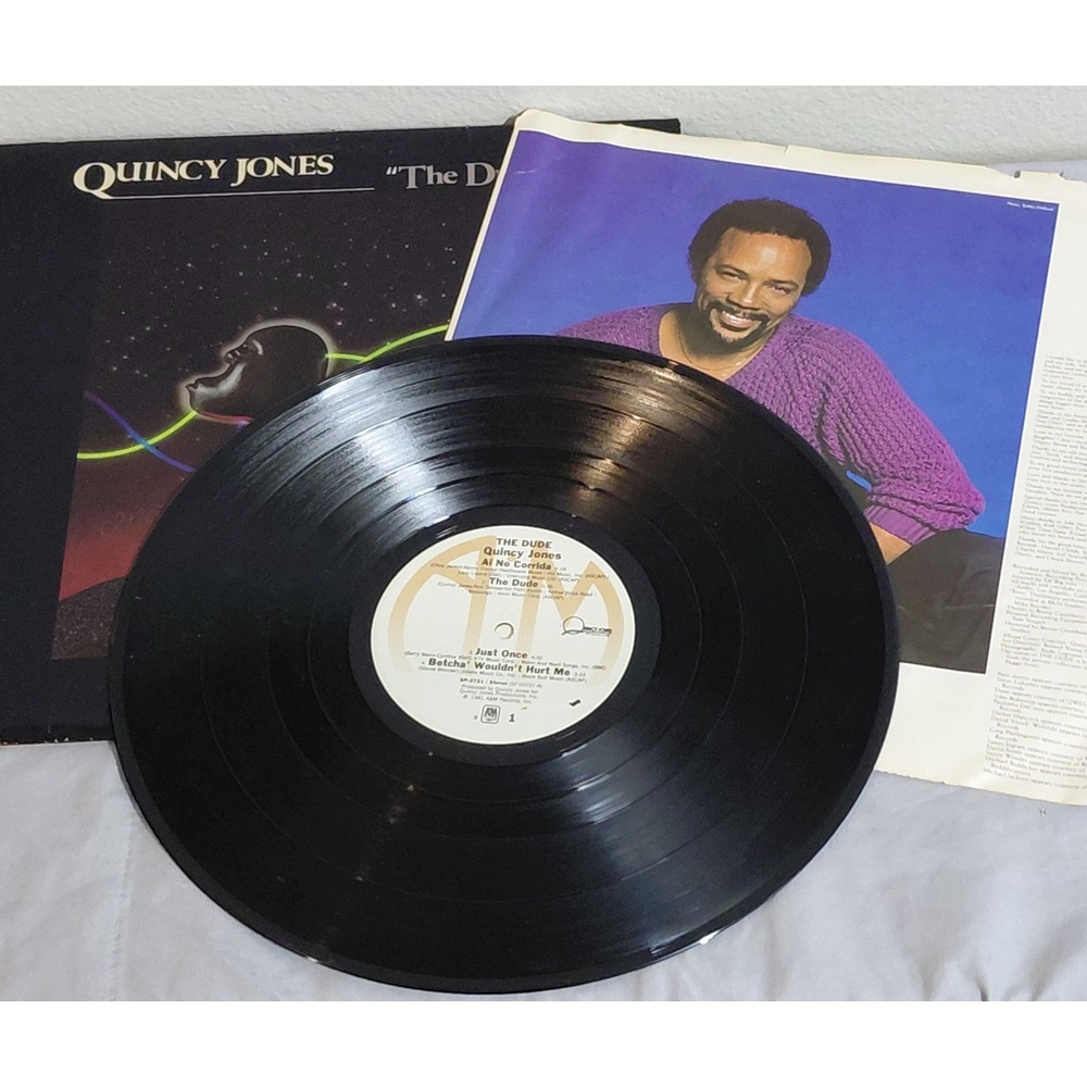 Quincy Jones The Dude Vinyl LP 1981 A&M SP-3721 Ai No Corrida Just Once